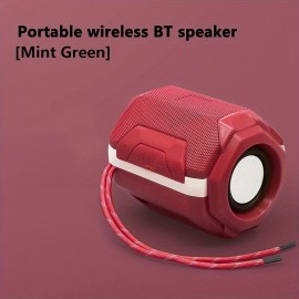 Wireless Small Speaker Subwoofer (battery Life About Five Hours Power 5W Wireless Version 5.0) Mini Home Outdoor Pluggable Card Long Duration
