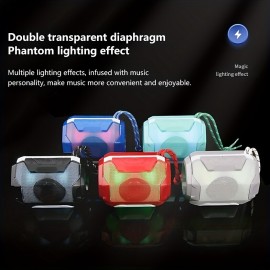 Wireless Small Speaker Subwoofer (battery Life About Five Hours Power 5W Wireless Version 5.0) Mini Home Outdoor Pluggable Card Long Duration
