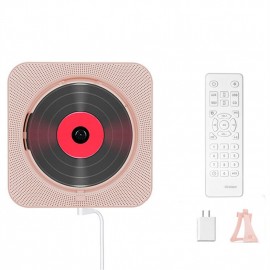 New Upgrade Bluetooth CD Player with Dust Protection and LED Screen 3.5 mm AUX Socket with Remote Control Home Audio FM Radio USB MP3 Music Player
