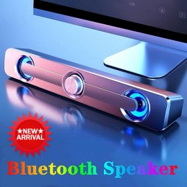 Wireless Bluetooth Soundbar Hi-Fi Stereo Speaker Upgraded Version Of High Sound Quality For SmartPhone/Tablet/Computer TVHome Theater TV Strong Bass Sound Bar
