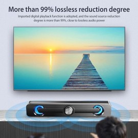 Wireless Bluetooth Soundbar Hi-Fi Stereo Speaker Upgraded Version Of High Sound Quality For SmartPhone/Tablet/Computer TVHome Theater TV Strong Bass Sound Bar
