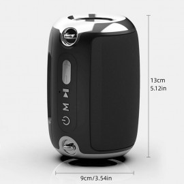 Bluetooth Speaker Portable Speaker Bluetooth Wireless Speaker HiFi Stereo LED RGB Lighting Outdoor Bluetooth Wireless Subwoofer for Car Office Gy
