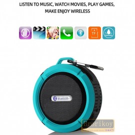 Mini Portable Speaker c6 Waterproof Outdoor Shower Speaker stereo speakers

