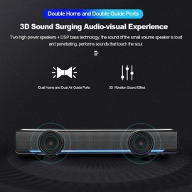 iMosi X8 Bluetooth Speaker Bluetooth USB LED Light Stereo Sound Wireless Speakers Speaker For Laptop Mobile Phone Projector
