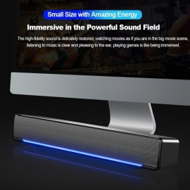 iMosi X8 Bluetooth Speaker Bluetooth USB LED Light Stereo Sound Wireless Speakers Speaker For Laptop Mobile Phone Projector
