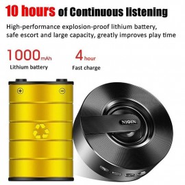 Mini Wireless Bluetooth Speaker Portable Heavy Bass Sound Box Outdoor Subwoofer TF MP3 Player With RGB Lights Support Handsfree
