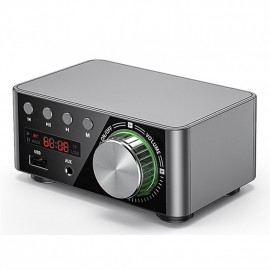 Bluetooth Digital Mini Amplifier 50WX2 Power Amplifier Board Bluetooth-compatible TPA3116 Receiver Stereo 12V Home Car Audio Amp USB U-disK TF Music Card Player
