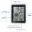 LCD Indoor digital temperature and humidity meter sensor Touch Screen household Digital Hygrometer Thermometer
