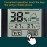 LCD Indoor digital temperature and humidity meter sensor Touch Screen household Digital Hygrometer Thermometer
