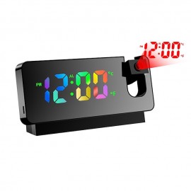 Smart Alarm Clock S282-A1 for Led Digitale Projectie Wekker Tafel Elektronische Wekker Met Projectie  Tijd Projector Slaapkamer Nachtkastmodus
