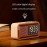 Wireless Retro Clock BT Speaker Desktop Speaker Dual Alarm Clock 5W Speaker LED Colorful Lights High-definition Time Digital Display Screen

