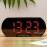 Smart Digital Alarm Clock with LED Display and USB Charging - Perfect for Students and Desktop Use
