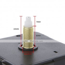 Professional And Practical Quartz Wall Clock Movement Mechanism DIY Repair Tool Parts Kit with Blue Hands Black For Home Use
