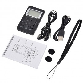 Personal Mini AM FM Portable Digital Tuning Transistor RadiosRechargeable Battery For Walk/Jogging/Gym/Camping
