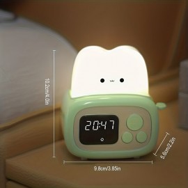 Bread Machine Night Light Soft Light Cute And Simple Night Light Small And Elegant Bedroom Bedside Timing Darling With Sleeping Light
