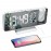 8827 Digital LED Desktop Alarm Clock Desktop Electronic Equipment FM Radio Display Temperature And Humidity Electronic Clock
