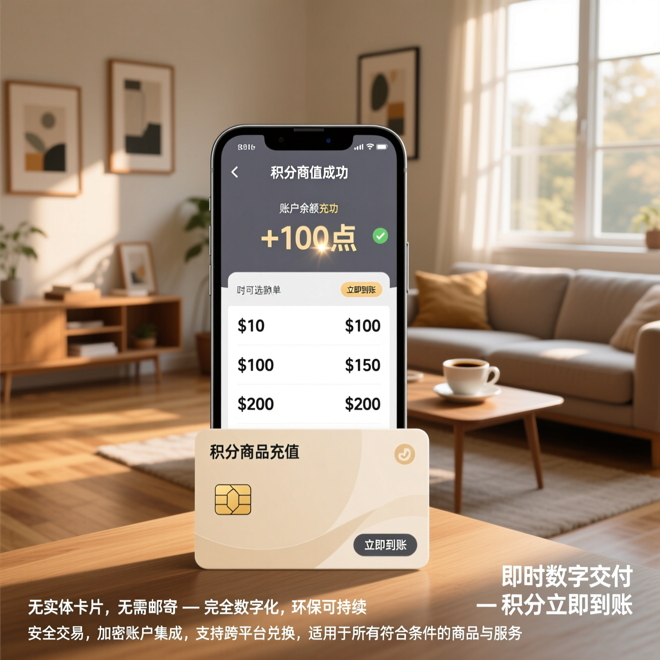 Reward Points Top-Up Card