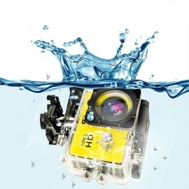 1080p 12MP Action Camera Full HD 2.0 Inch Screen 30 m 98 Foot Waterproof Sports Camera with Accessories Kits for Bicycle Motorcycle Diving Swimming etc
