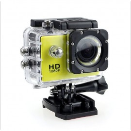 1080p 12MP Action Camera Full HD 2.0 Inch Screen 30 m 98 Foot Waterproof Sports Camera with Accessories Kits for Bicycle Motorcycle Diving Swimming etc
