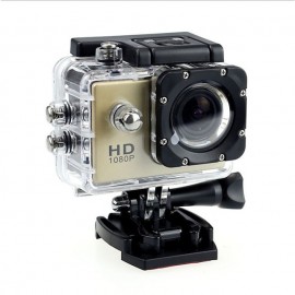 1080p 12MP Action Camera Full HD 2.0 Inch Screen 30 m 98 Foot Waterproof Sports Camera with Accessories Kits for Bicycle Motorcycle Diving Swimming etc
