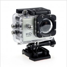 1080p 12MP Action Camera Full HD 2.0 Inch Screen 30 m 98 Foot Waterproof Sports Camera with Accessories Kits for Bicycle Motorcycle Diving Swimming etc
