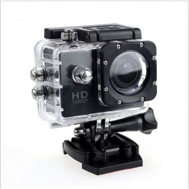 1080p 12MP Action Camera Full HD 2.0 Inch Screen 30 m 98 Foot Waterproof Sports Camera with Accessories Kits for Bicycle Motorcycle Diving Swimming etc
