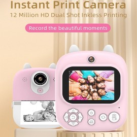 2.4inch P2 children print camera 800mA Thermal Printer Kids Digital Photo Camera
