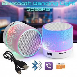 A9 Bluetooth Mini Speaker Wireless Speaker Colorful LED TF Card USB Subwoofer Portable MP3 Music Sound Column For PC Phone
