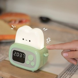 Bread Machine Night Light Soft Light Cute And Simple Night Light Small And Elegant Bedroom Bedside Timing Darling With Sleeping Light
